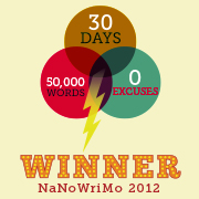 2012 NaNoWriMo Winner Badge